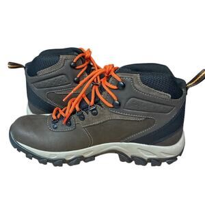 Columbia Mens 8.5 Brown Newton Ridge Plus II Suede Waterproof Hiking Boots LB5-1